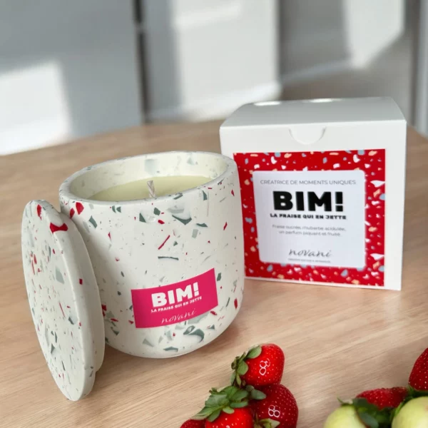 BOUGIE « BIM ! — La fraise qui en jette » – Image 3