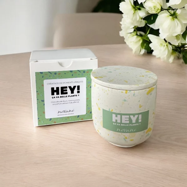 BOUGIE « HEY ! Ca va belle plante ? » – Image 4