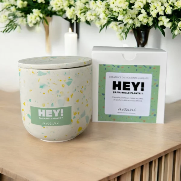 BOUGIE « HEY ! Ca va belle plante ? » – Image 3