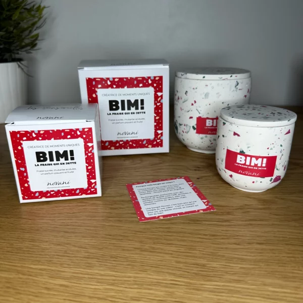LES SENSORIELLES «BIM ! — La fraise qui en jette »
